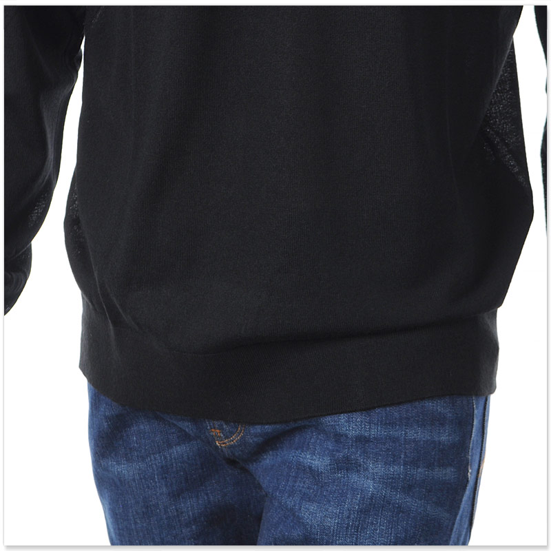 美品 EMPORIO ARMANI ニットテーラード ブラック アルマーニ EMPORIO ARMANI (エンポリオアルマーニ) - ニット/セーター【サカゼン