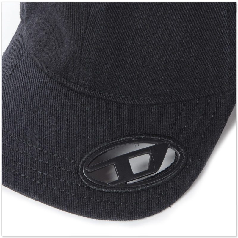 DIESEL ディーゼル　ブラックキャップC-PLAK A11357-0PFAA DIESEL ディーゼル キャップ 帽子 メンズ C-PLAK A11357-0PFAA