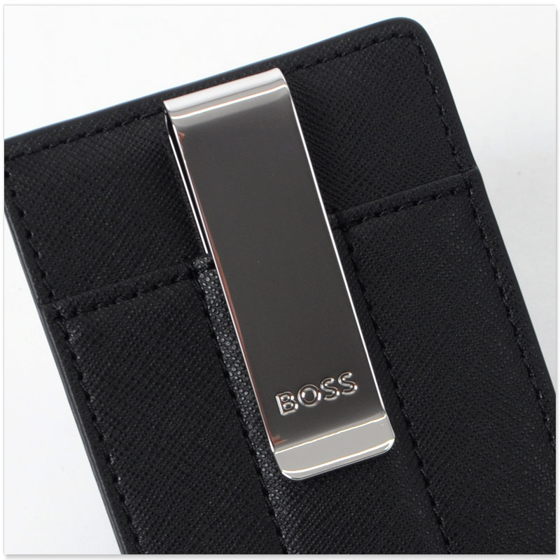 ヒューゴボス HUGO BOSS カードホルダー マネークリップ付き メンズ BOSS（HUGO BOSS） ヒューゴボス HUGO BOSS カードホルダー