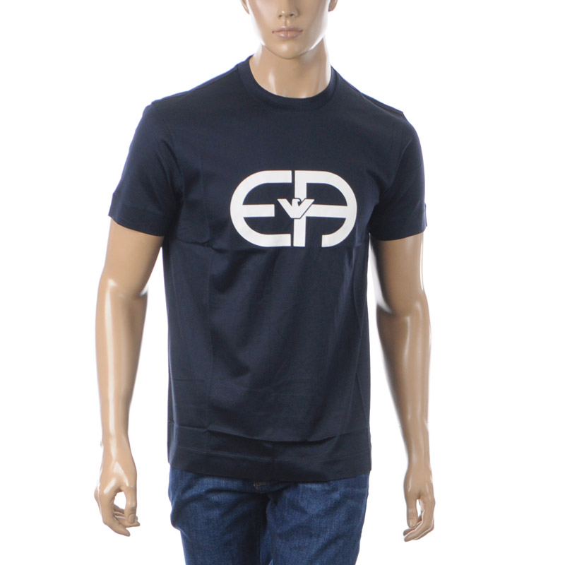 アルマーニ tシャツ（EMPORIO ARMANI）（色：ネイビー系）の
