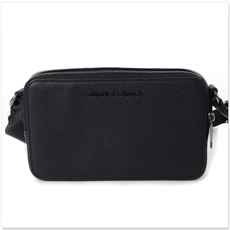 【新品未使用】ARMANI EXCHANGE ボディバッグ ブラック ARMANI EXCHANGE（アルマーニエクスチェンジ）の「【A|X