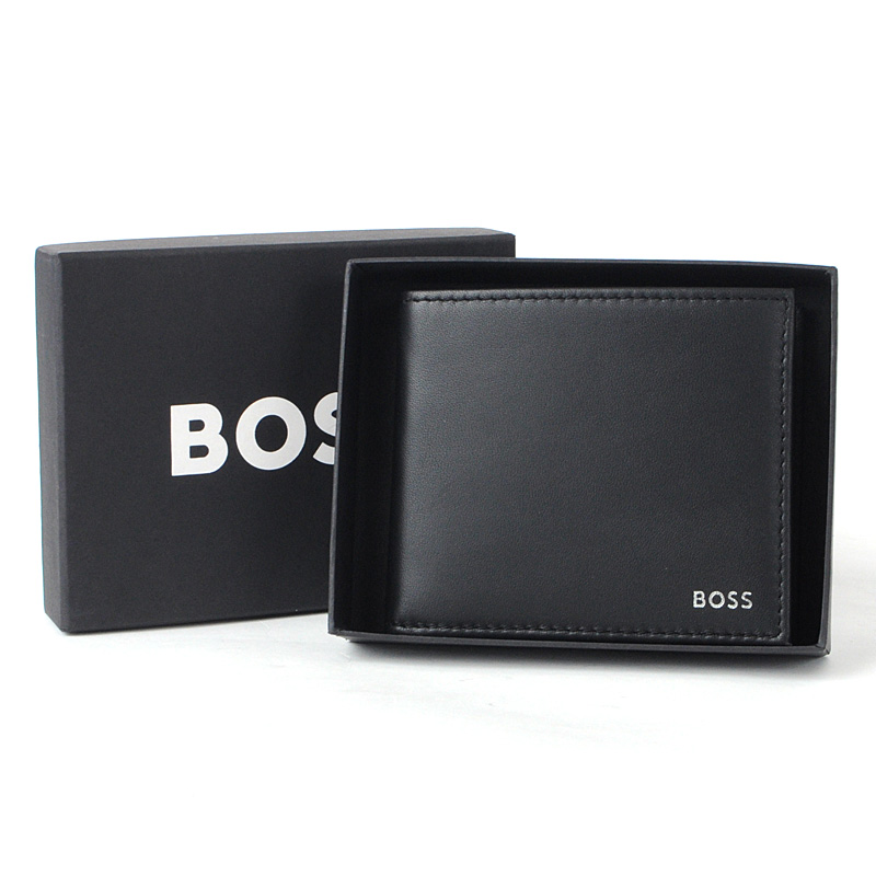 BOSS（HUGO BOSS） ヒューゴボス HUGO BOSS 二つ折り財布 小銭入れ付き