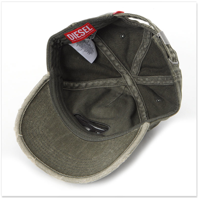 DIESEL / C-BALL-UTLT//キャップ/コットン/BRW/無地/メンズ/A18036// DIESEL（ディーゼル） キャップ 帽子 メンズ C-BALL-UTLT A18036-0EPBD