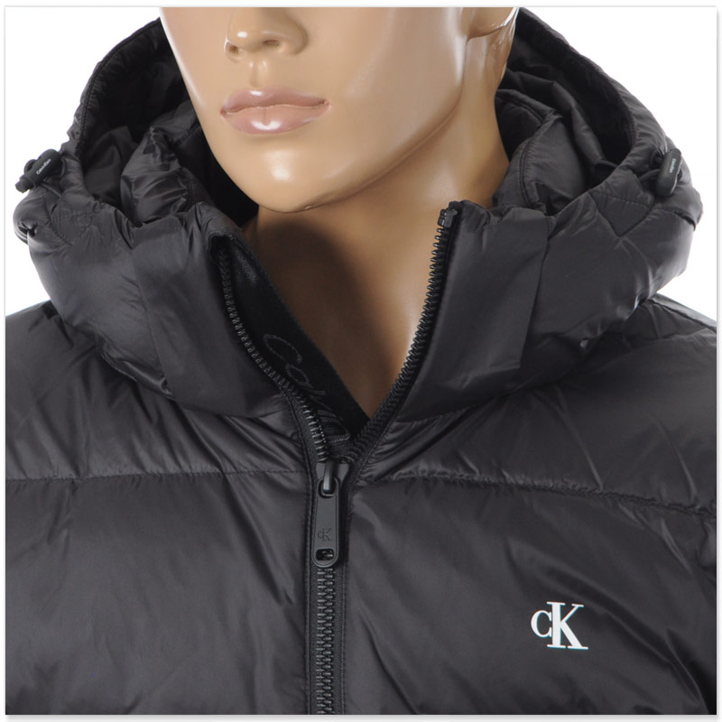 2025 秋冬新作！   JEANS カルバンクラインジーンズ メンズ中綿ブルゾン 4RC511G ブラック 2025秋冬新作 Calvin Klein Jeans（カルバンクラインジーンズ） カルバンクライン