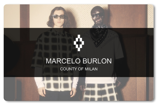 MARCELO BURLON �}���Z���o�[����