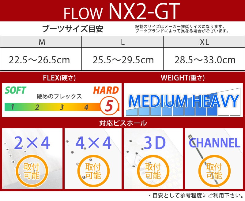 即出荷 17-18 FLOW/フロー NX2-GT HYBRID メンズ レディース