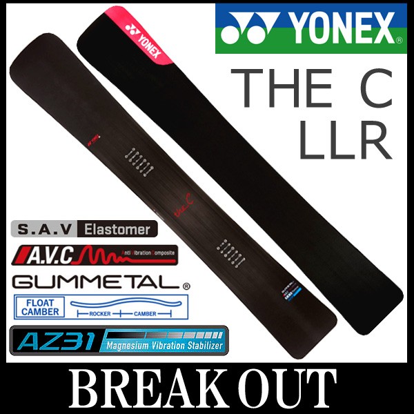 17-18 YONEX/ヨネックス THE C LLR ザシー アルペン SL GS 板 スノーボード 2018 型落ち