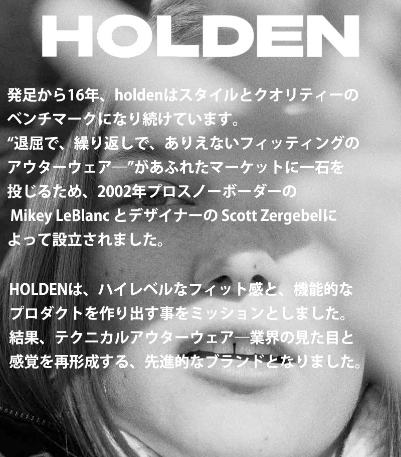 18-19 HOLDEN/ホールデン M,S SCOUT ANORAK jacket メンズ スノー