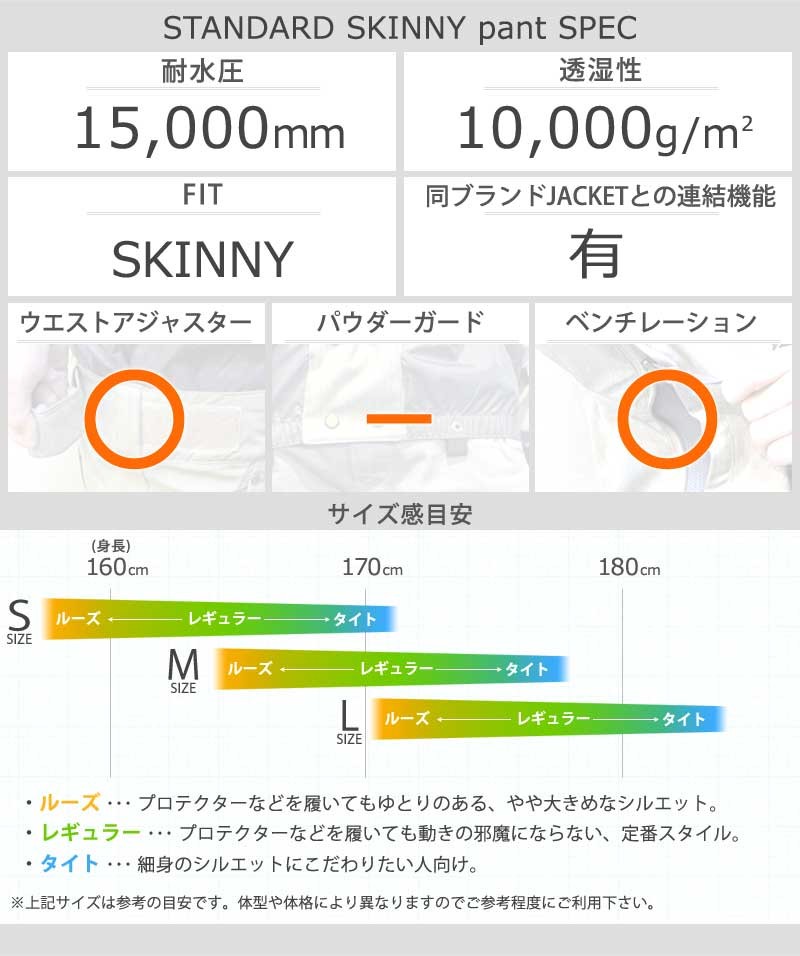 HOLDEN 18-19 HOLDEN/ホールデン SKINNY STANDARD pant メンズ