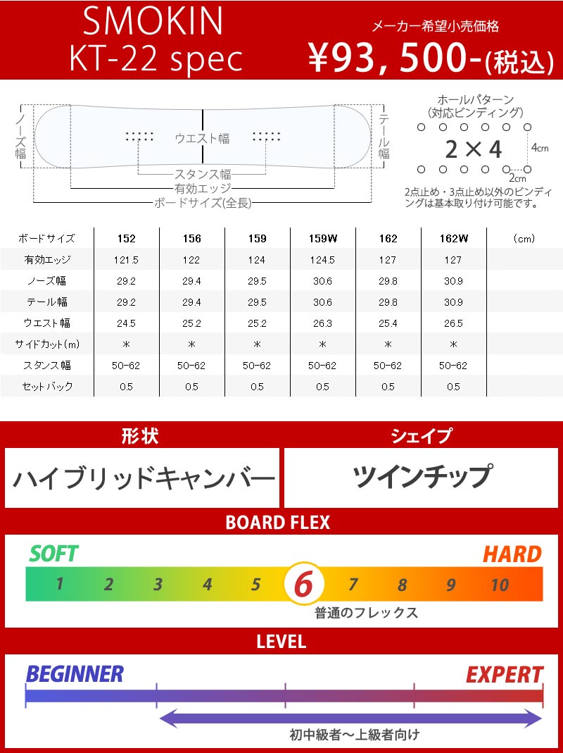19-20 SMOKIN/スモーキン KT-22 メンズ スノーボード フリーラン