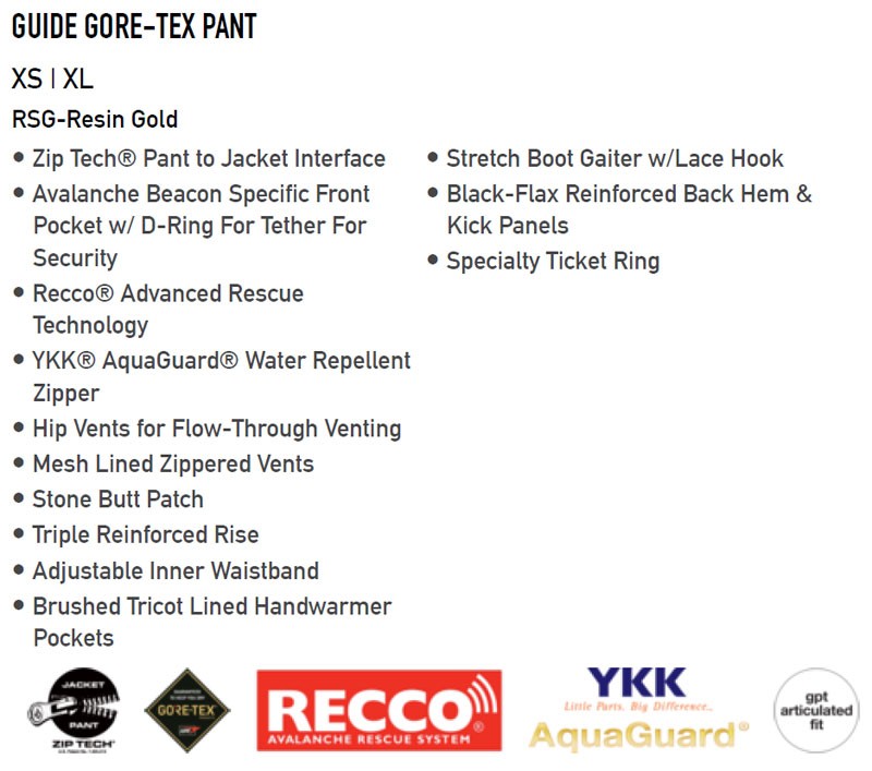 20-21 VOLCOM/ボルコム GUIDE GORE-TEX pant メンズ レディース スノー 