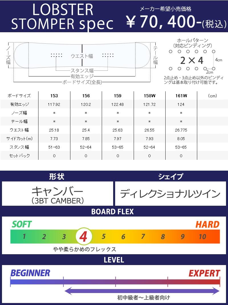20-21 LOBSTER/ ロブスター STOMPER ストンパー メンズ
