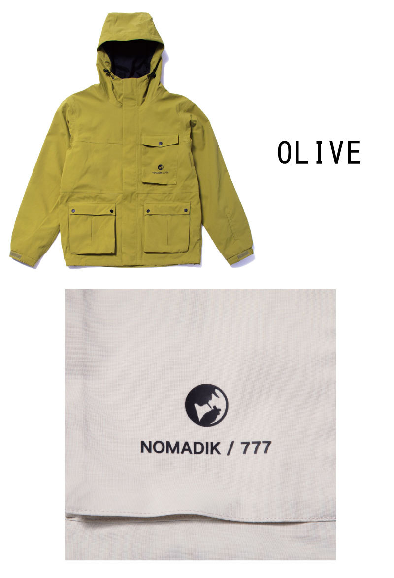 NOMADIK 777上下セットXL オリーブ 1991.co.jp