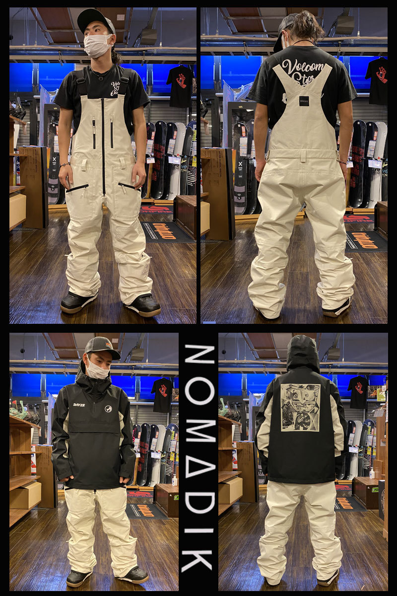 nomadik ノマディック スノーウェアー BIB PANTS ビブパンツ bak