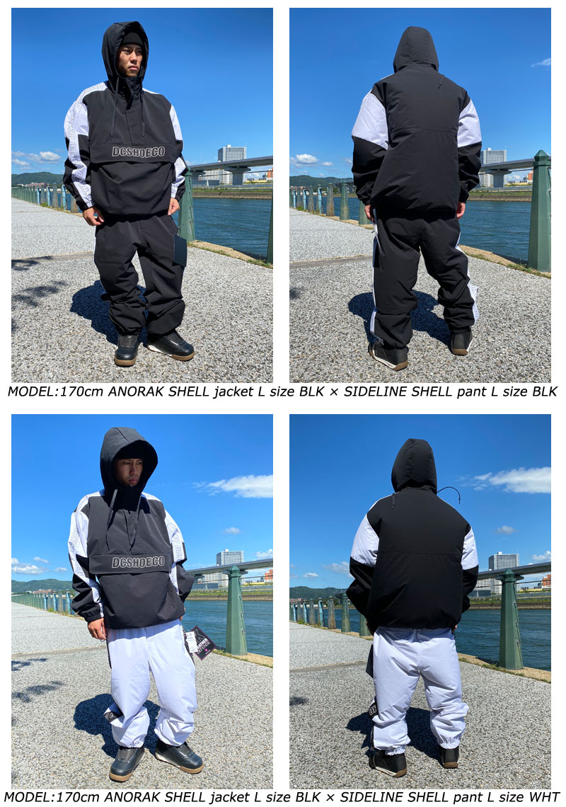 21-22 DC/ディーシー ANORAK SHELL jacket アノラックシェル メンズ レディース スノーウェアー スノーボードウェア 2022