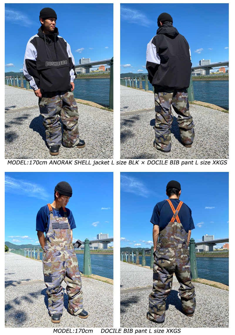 DC SHOES 21-22 DC/ディーシー DOCILE BIB pant ドーサイル