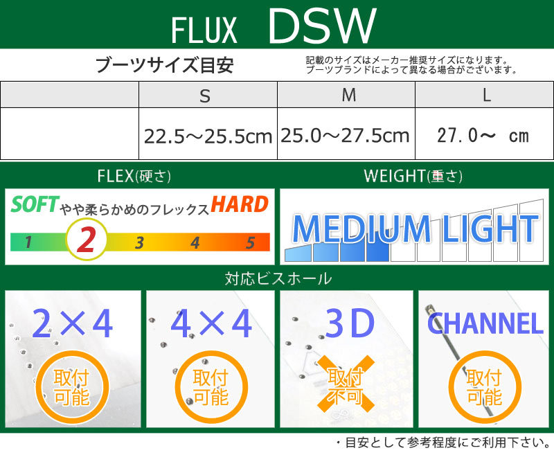 21-22 FLUX / フラックス DSW ディーエスウイング メンズ レディース