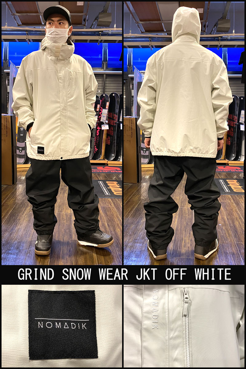 22-23 NOMADIK『 GRIND SNOW WEAR 』上下セットアップ-