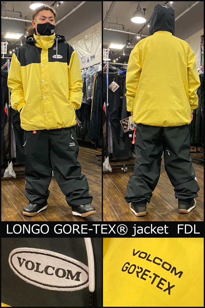 21-22 VOLCOM/ボルコム LONGO GORE-TEX jacket メンズ レディース 防水