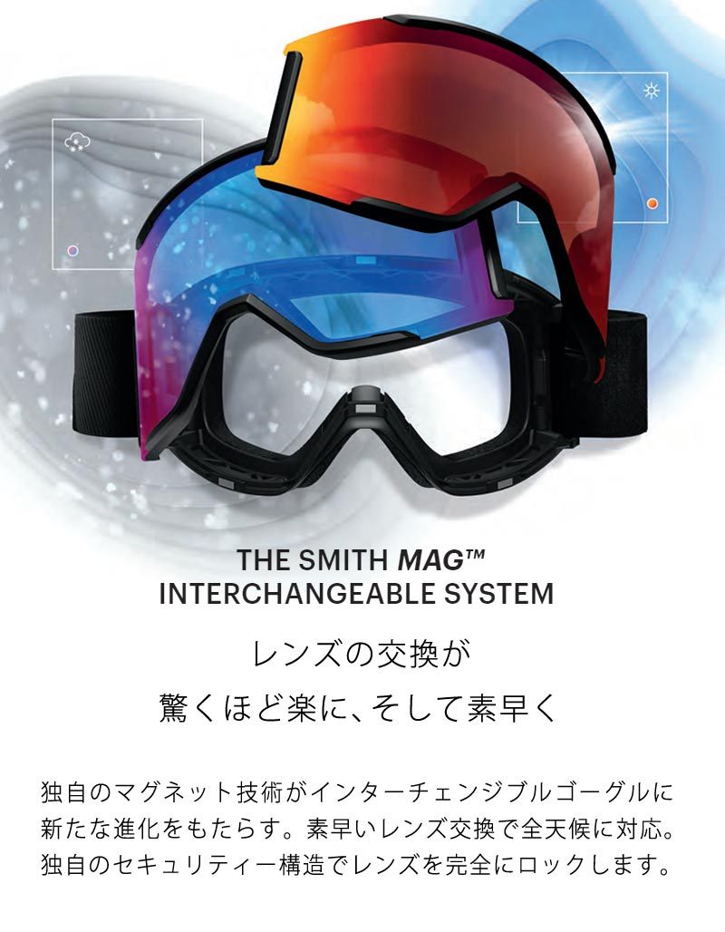 21-22 SMITH / スミス I/O MAG XL アイオーマグエックスエル ゴーグル