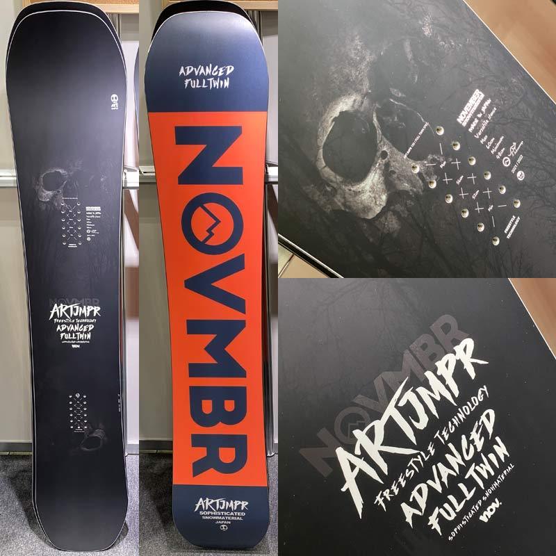 21-22 NOVEMBER/ノベンバー ARTJUMPER アートジャンパー メンズ レディース スノーボード パーク 板 2022