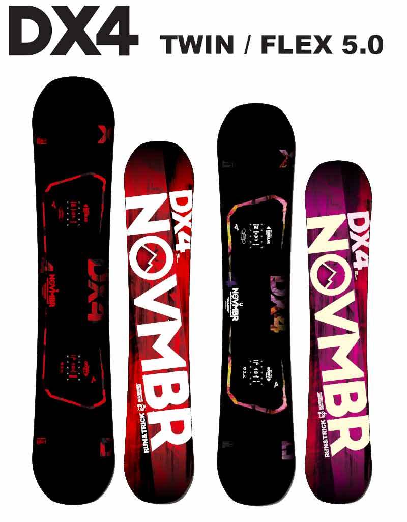 21-22 NOVEMBER/ノベンバー DX4 ディエックスフォー メンズ レディース スノーボード グラトリ 板 2022