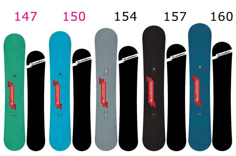 21-22 SCOOTER/スクーター REBON RESTRUCTURED リボン メンズ レディース スノーボード 板 2022