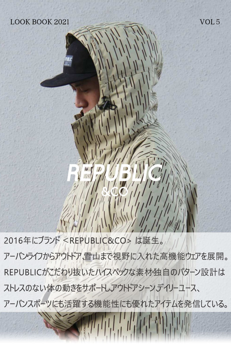 21-22 REPUBLIC&CO/リパブリック HUNTAING COAT jacket メンズ 