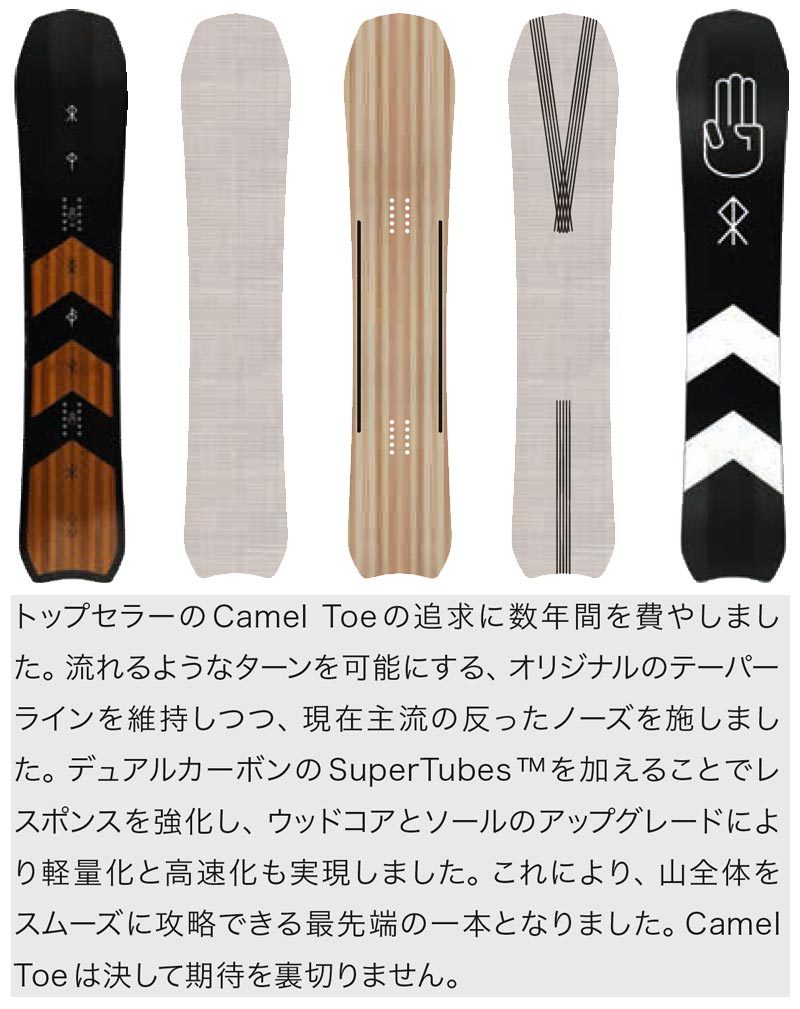 21-22 BATALEON/バタレオン CAMEL TWO キャメル ツゥー メンズ スノーボード パウダー 板 2022