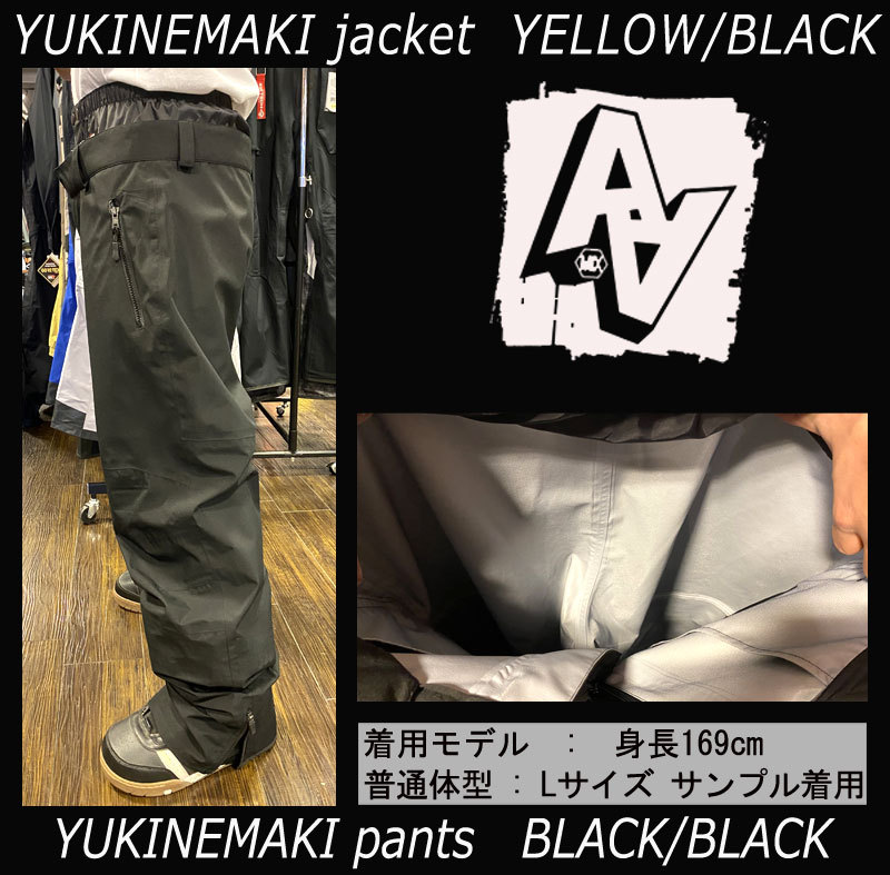 21-22 AA HARDWEAR/ダブルエー YUKI NEMAKI PANTS ユキネマキ メンズ レディース パンツ スノーボードウェア 2022