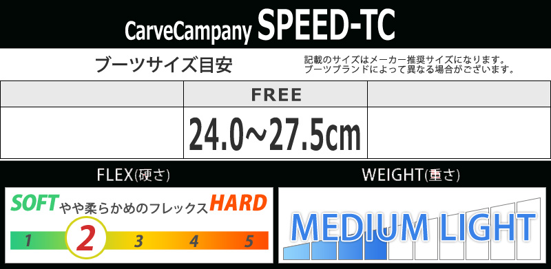 CARVE COMPANY カーブカンパニー SPEED TC スピードティーシー ツゥー