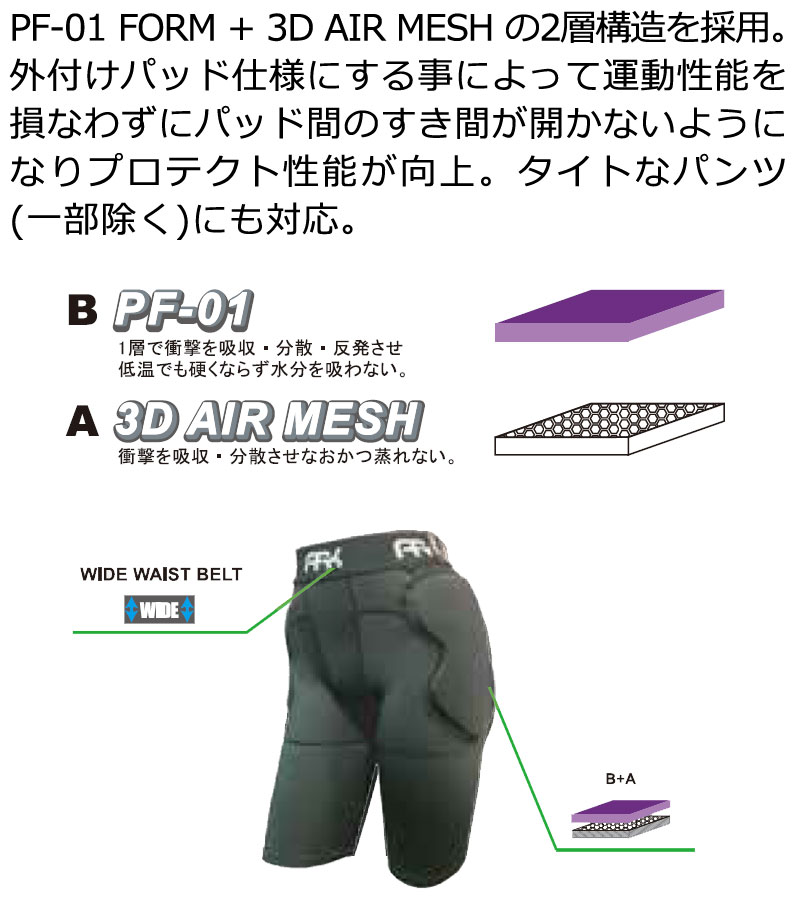 ARK/エーアールケー LSG HIP PROTECTOR SHORT ヒッププロテクター