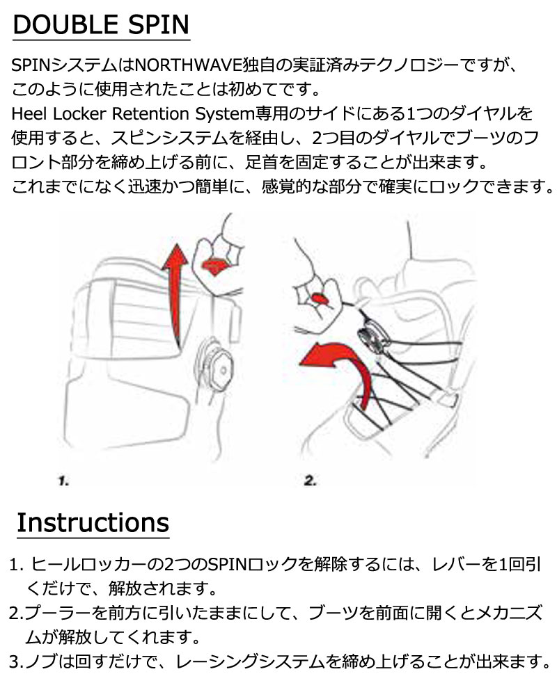 即出荷 22-23 NORTHWAVE / ノースウェーブ DOMAIN 2SPIN ドメインツースピン ブーツ メンズ レディース スノーボード  2023