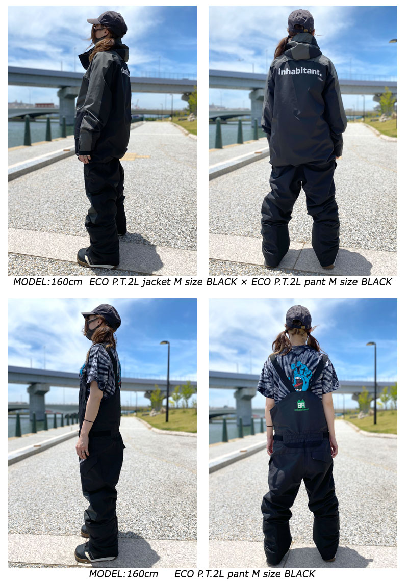 22-23 inhabitant/インハビタント ECO 2L pant メンズ レディース 防水ビブパンツ スノーボードウェア スノーウェアー  2023 : 19-hdn-stn : BREAKOUT - 通販 - Yahoo!ショッピング