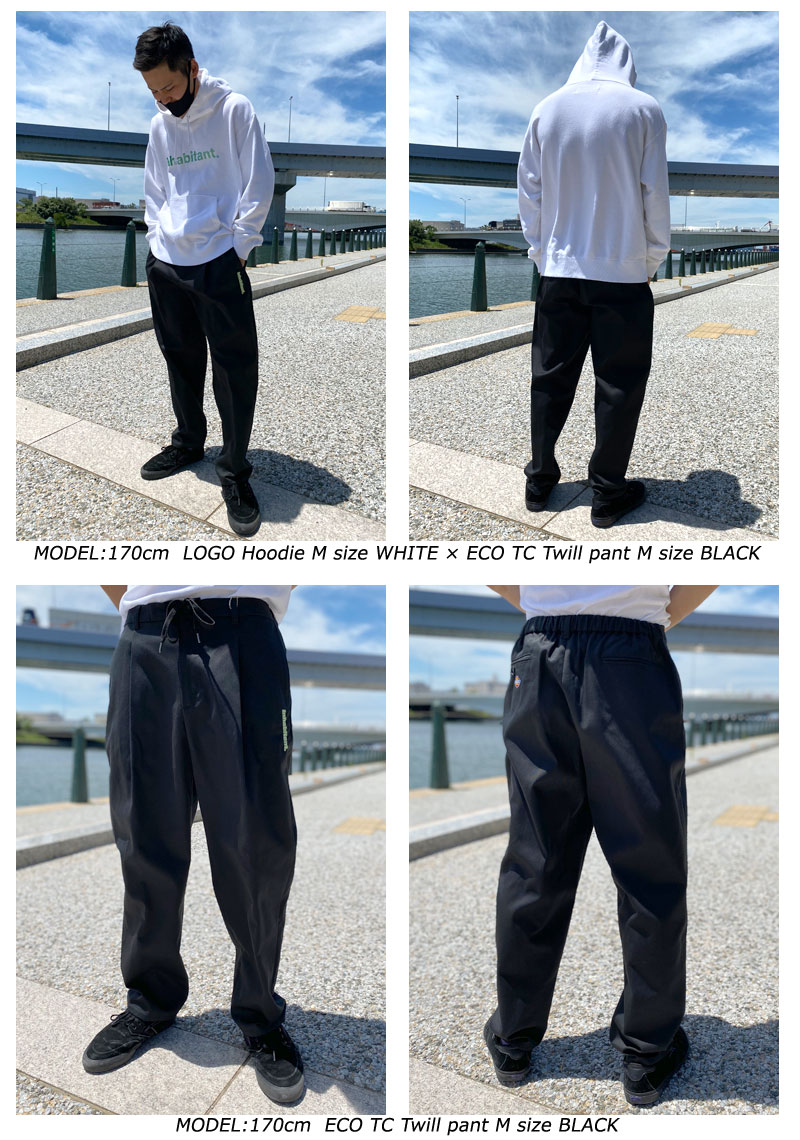 22-23 inhabitant/インハビタント ECO TC pant メンズ レディース