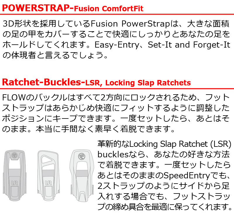 22-23 FLOW/フロー NEXUS FUSION ネクサス リアエントリー メンズ