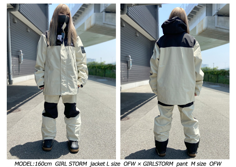 22-23 AA HARDWEAR/ダブルエー GIRL STORM jacket ガールストーム レディース 防水ジャケット スノーボードウェア  2023