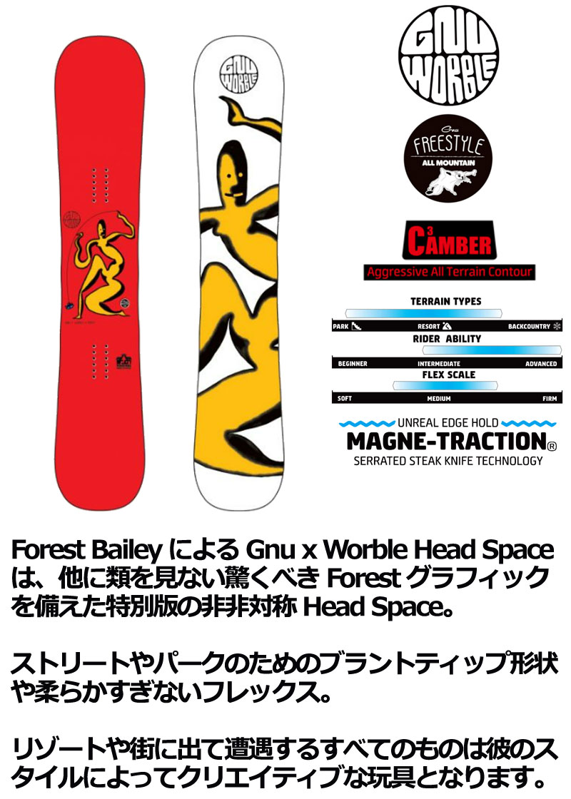 22-23 GNU/グヌー HEAD SPACE WORBEL EDISION ヘッドスペース メンズ