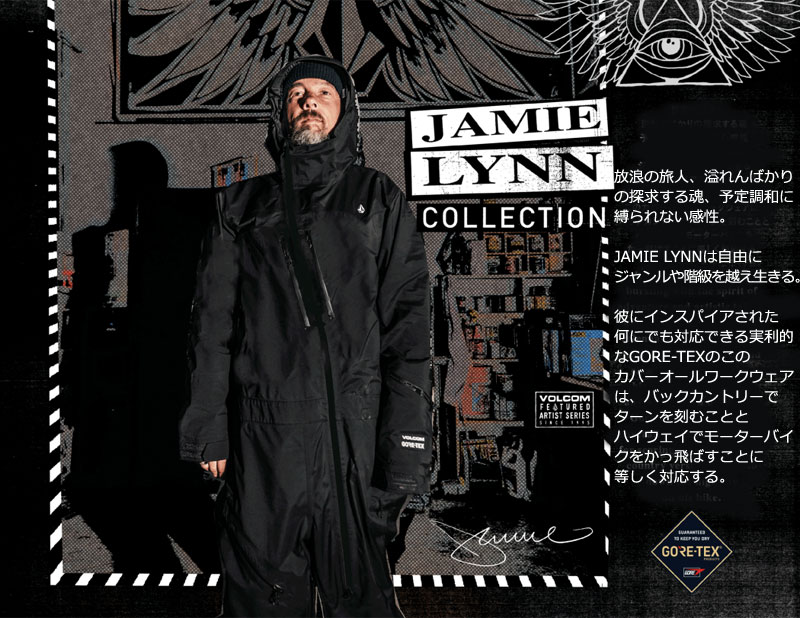 即出荷 22-23 VOLCOM/ボルコム JAMIE LYNN GORE-TEX jumpsuit メンズ