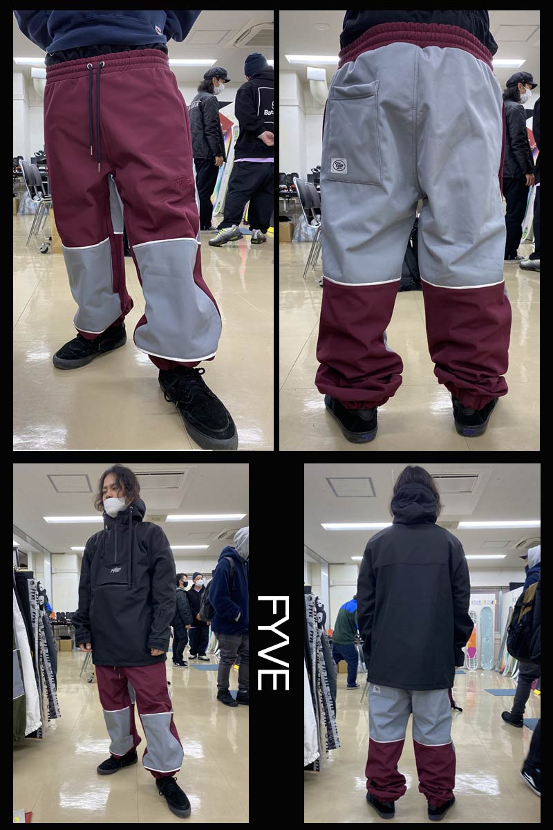 22-23 FYVE / ファイヴ KNEE PANTS ニーパンツ メンズ レディース 防水 