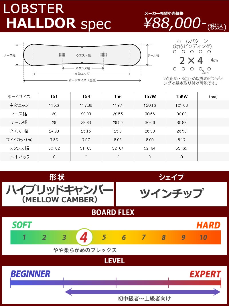 22-23 LOBSTER/ロブスター HALLDOR PRO ハルダープロ メンズ