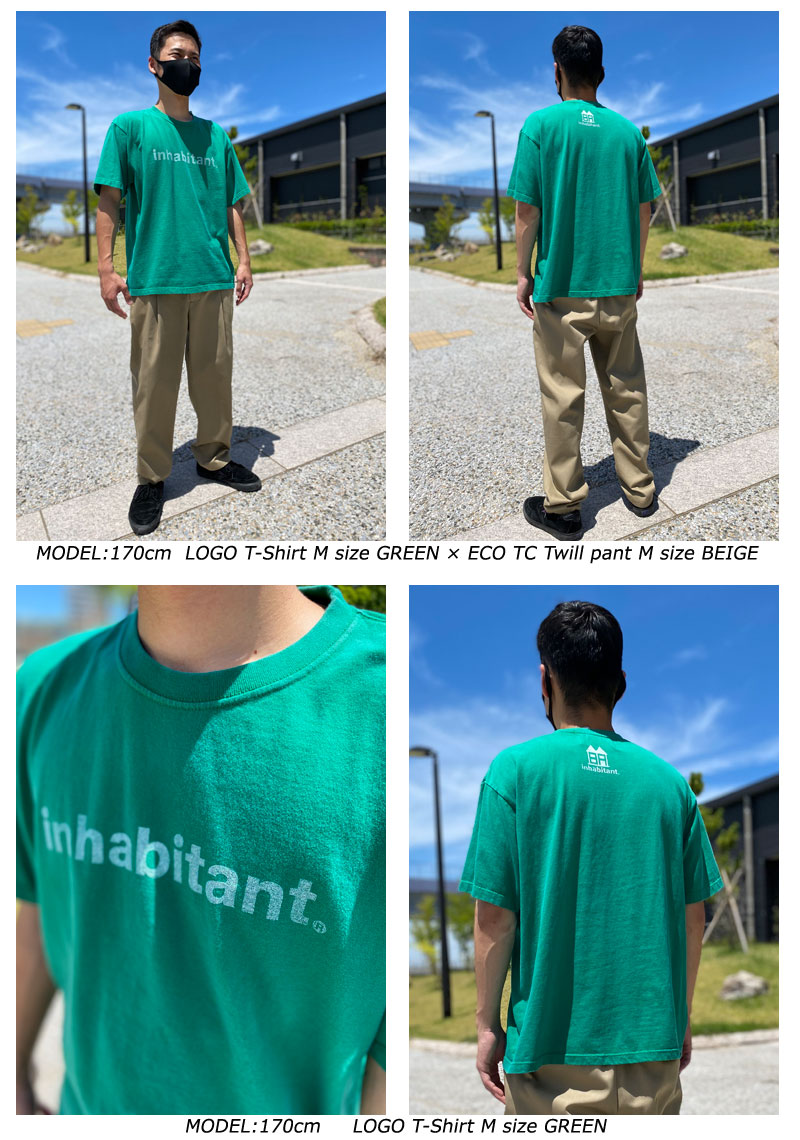 22-23 inhabitant/インハビタント LOGO T-SHIRT メンズ