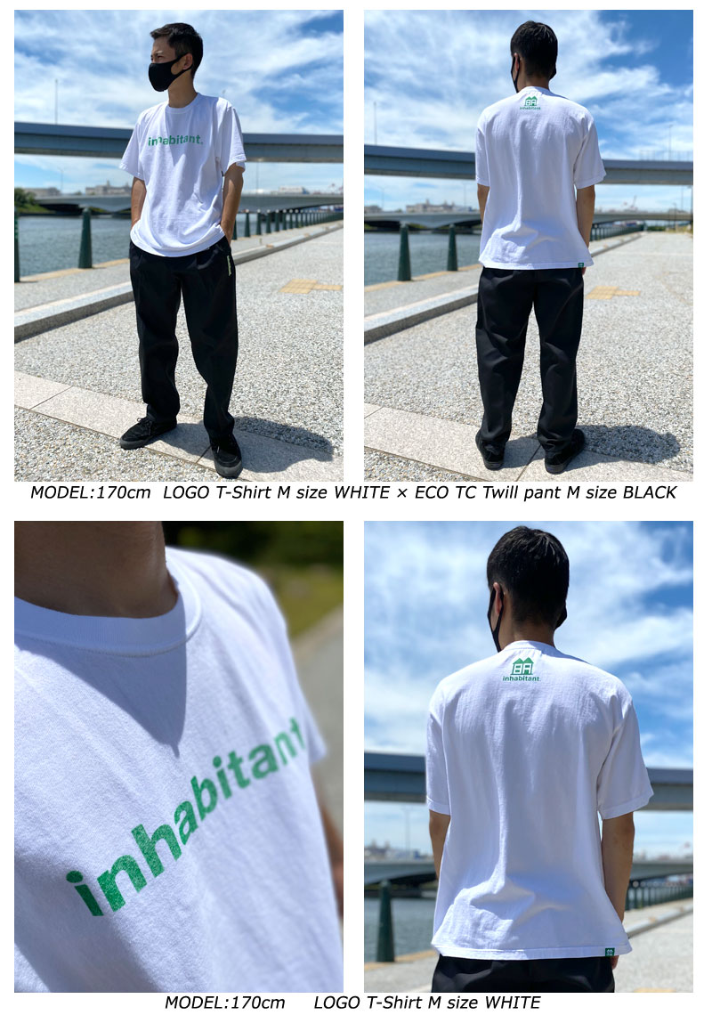 22-23 inhabitant/インハビタント LOGO T-SHIRT メンズ