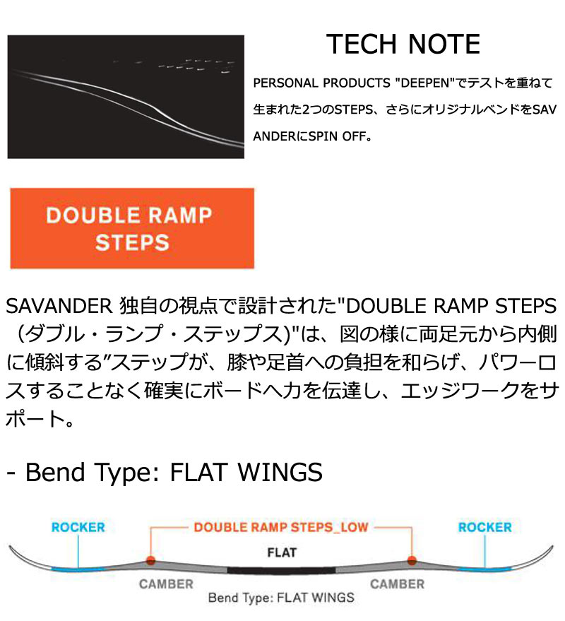 SAVANDER（サバンダー） 22-23 SAVANDER/サバンダー LIGHT STUFF