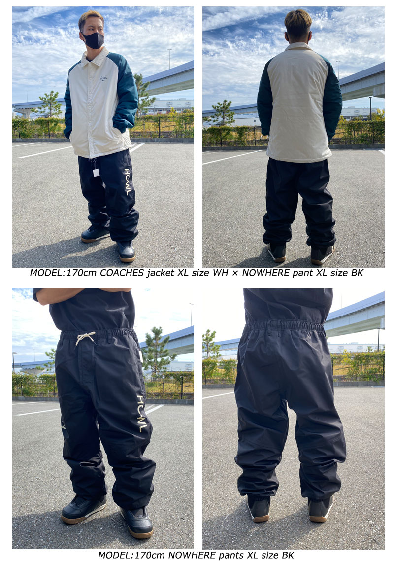 22-23 HOWL/ハウル NOWHERE pant メンズ レディース 防水パンツ