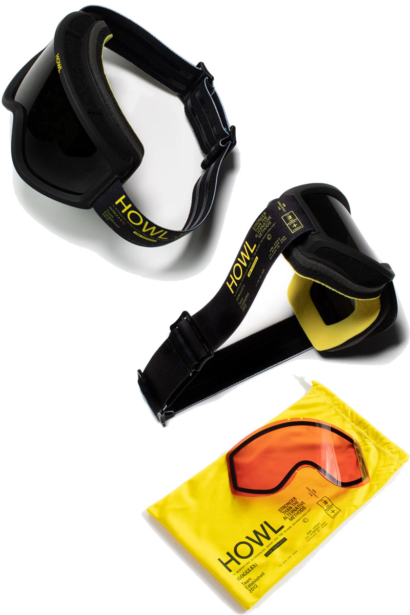 Howl Odyssey Snowboard Goggles - Black