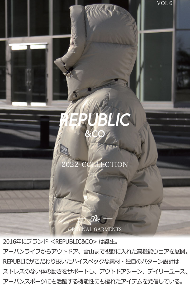 22-23 REPUBLIC &CO/リパブリック CLASSIC hoodie メンズ レディース 