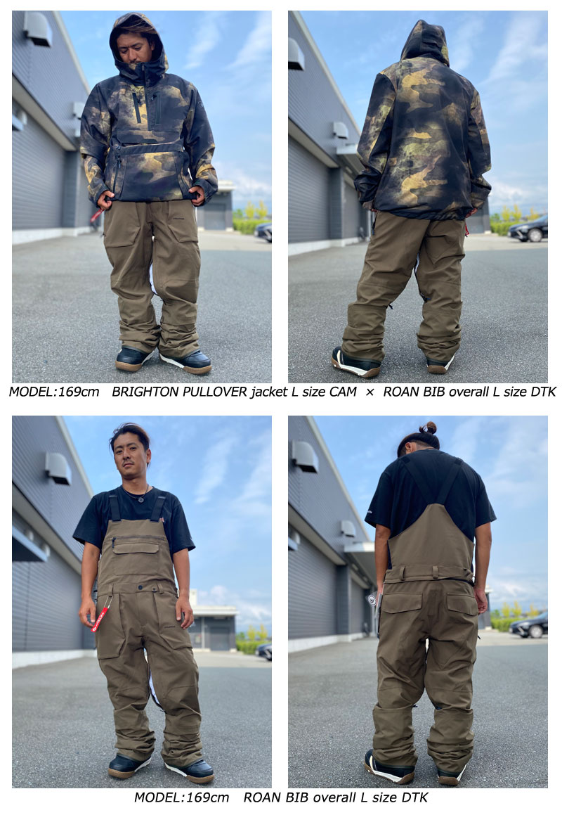 即出荷 22-23 VOLCOM/ボルコム ROAN BIB overall メンズ