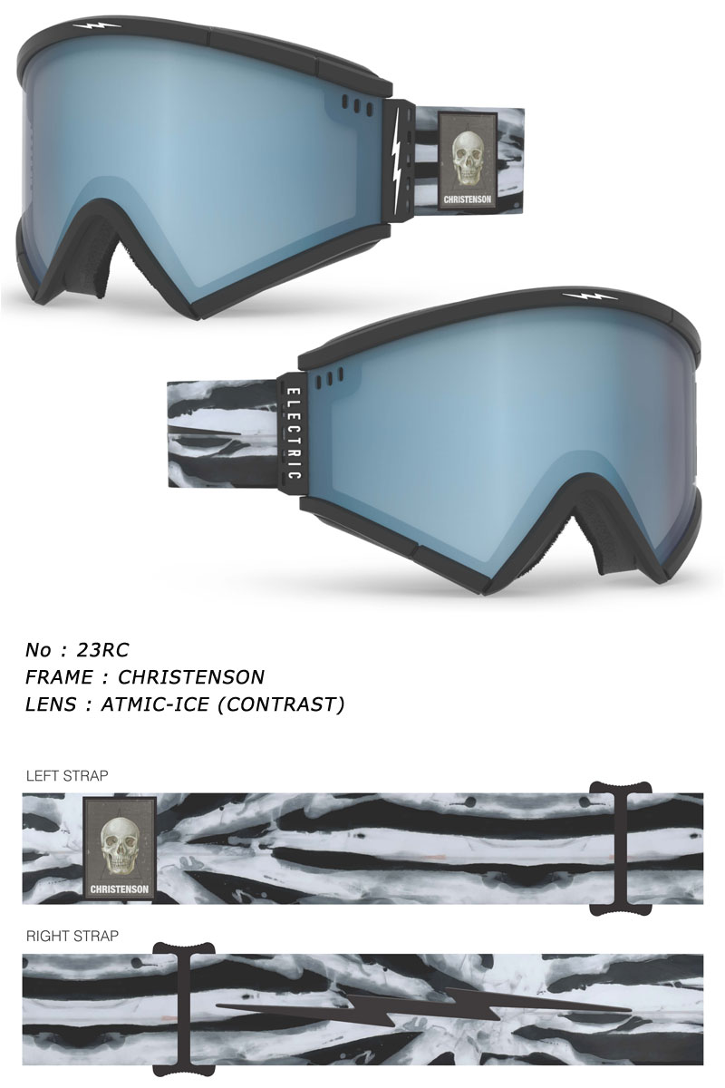 即出荷 22-23 ELECTRIC/エレクトリック ROTECK christenson ローテック メンズ レディース ゴーグル ジャパンフィット  スノーボード スキー 2023