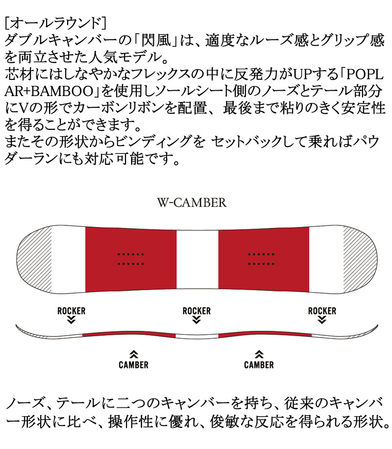 22-23 眞空雪板等 / マクウセッパントウ 閃風 センプウ メンズ
